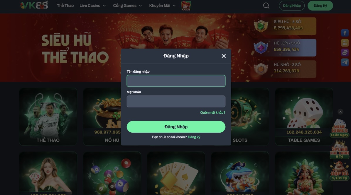 Những câu hỏi thường gặp về đăng ký - đăng nhập VK88